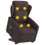 Sillón masaje eléctrico reclinable elevable tela marrón oscuro von , Sessel - Ref: Foro24-3303169, Preis: 315,94 €, Rabatt: %