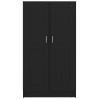 Bücherschrank aus schwarzem Sperrholz, 82,5 x 30,5 x 150 cm von vidaXL, Bücherregale und Regale - Ref: Foro24-802724, Preis: ...