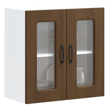 Armario pared cocina puerta de cristal Kalmar roble marrón von , Küchenschränke - Ref: Foro24-853674, Preis: 69,24 €, Rabatt: %