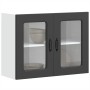 Armario pared cocina puerta de cristal Kalmar negra von , Küchenschränke - Ref: Foro24-853608, Preis: 97,08 €, Rabatt: %