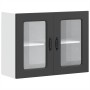 Armario pared cocina puerta de cristal Kalmar negra von , Küchenschränke - Ref: Foro24-853608, Preis: 97,08 €, Rabatt: %