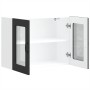 Armario pared cocina puerta de cristal Kalmar negra von , Küchenschränke - Ref: Foro24-853608, Preis: 97,08 €, Rabatt: %