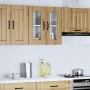 Armario pared cocina puerta de cristal Kalmar roble artesanal de , Armarios de cocina - Ref: Foro24-853676, Precio: 69,73 €, ...