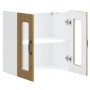 Armario pared cocina puerta de cristal Kalmar roble artesanal de , Armarios de cocina - Ref: Foro24-853676, Precio: 69,73 €, ...