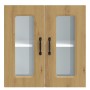 Armario pared cocina puerta de cristal Kalmar roble artesanal de , Armarios de cocina - Ref: Foro24-853676, Precio: 69,73 €, ...