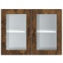 Armario de pared para cocina puerta cristal Porto roble ahumado von , Küchenschränke - Ref: Foro24-854092, Preis: 87,00 €, Ra...