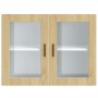 Armario de pared para cocina puerta cristal Porto roble sonoma von , Küchenschränke - Ref: Foro24-854090, Preis: 90,13 €, Rab...