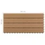 Porch tiles 6 units WPC brown 60x30 cm 1.08 m² by vidaXL, Floors and carpets - Ref: Foro24-149028, Price: 71,95 €, Discount: %