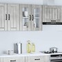 Armario pared cocina puerta de cristal Lucca gris hormigón von , Küchenschränke - Ref: Foro24-853911, Preis: 68,76 €, Rabatt: %
