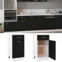 Armario bajo cajón cocina madera ingeniería negro 40x46x81,5cm de vidaXL, Armarios de cocina - Ref: Foro24-801213, Precio: 67...