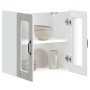 Armario pared cocina puerta de cristal Lucca blanca de , Armarios de cocina - Ref: Foro24-853907, Precio: 71,00 €, Descuento: %