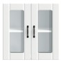 Armario pared cocina puerta de cristal Lucca blanca de , Armarios de cocina - Ref: Foro24-853907, Precio: 71,00 €, Descuento: %