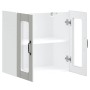 Armario pared cocina puerta de cristal Lucca blanca de , Armarios de cocina - Ref: Foro24-853907, Precio: 71,00 €, Descuento: %