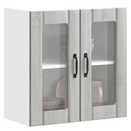 Armario pared cocina puerta de cristal Lucca sonoma gris von , Küchenschränke - Ref: Foro24-853913, Preis: 68,61 €, Rabatt: %