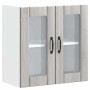 Armario pared cocina puerta de cristal Lucca sonoma gris von , Küchenschränke - Ref: Foro24-853913, Preis: 68,61 €, Rabatt: %