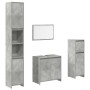Juego muebles de baño 4 pzas madera contrachapada gris hormigón by , Bathroom furniture - Ref: Foro24-3324849, Price: 159,36 ...