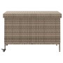Caja almacenaje jardín ruedas ratán sintético gris 110x55x73cm von , Aufbewahrungsboxen für den Außenbereich - Ref: Foro24-41...