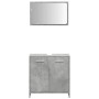 Armario de baño con espejo madera de ingeniería gris hormigón von , Badezimmermöbel - Ref: Foro24-856041, Preis: 61,13 €, Rab...