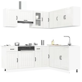 Mueble cocina Lucca blanco brillo 11 pzas madera contrachapada von , Küchenschränke - Ref: Foro24-3314953, Preis: 787,47 €, R...