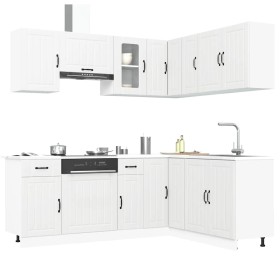 Mueble de cocina Lucca blanco 11 piezas madera contrachapada von , Küchenschränke - Ref: Foro24-3314951, Preis: 694,69 €, Rab...