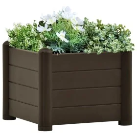 Gartenbett PP Mokka 43x43x35 cm von vidaXL, Töpfe und Pflanzgefäße - Ref: Foro24-313972, Preis: 53,94 €, Rabatt: %