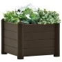 Gartenbett PP Mokka 43x43x35 cm von vidaXL, Töpfe und Pflanzgefäße - Ref: Foro24-313972, Preis: 53,94 €, Rabatt: %