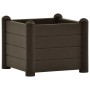 Gartenbett PP Mokka 43x43x35 cm von vidaXL, Töpfe und Pflanzgefäße - Ref: Foro24-313972, Preis: 52,39 €, Rabatt: %