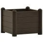 Gartenbett PP Mokka 43x43x35 cm von vidaXL, Töpfe und Pflanzgefäße - Ref: Foro24-313972, Preis: 53,94 €, Rabatt: %