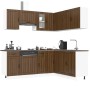 Mueble cocina Lucca roble marrón 11 pzas madera contrachapada von , Küchenschränke - Ref: Foro24-3314958, Preis: 692,91 €, Ra...