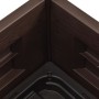 Arriate de jardín PP mocha 43x43x35 cm de vidaXL, Maceteros y jardineras - Ref: Foro24-313972, Precio: 52,39 €, Descuento: %