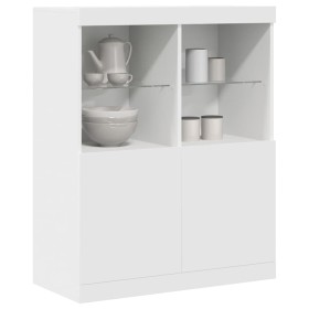 Aparador blanco 81x37x100 cm madera de ingeniería von , Schließfächer und Lagerschränke - Ref: Foro24-3318617, Preis: 137,27 ...