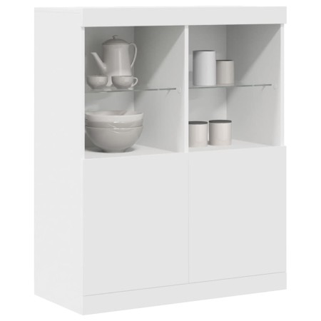 Aparador blanco 81x37x100 cm madera de ingeniería von , Schließfächer und Lagerschränke - Ref: Foro24-3318617, Preis: 137,27 ...
