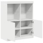 Aparador blanco 81x37x100 cm madera de ingeniería von , Schließfächer und Lagerschränke - Ref: Foro24-3318617, Preis: 137,27 ...