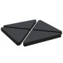 Placa de peso para sombrilla 4uds granito negro triangular 14kg von , Schirmständer - Ref: Foro24-3318587, Preis: 159,55 €, R...