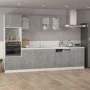 Betongraues Sperrholz-Geschirrspülerpaneel 59,5 x 3 x 67 cm von vidaXL, Küchenschränke - Ref: Foro24-802566, Preis: 31,25 €, ...