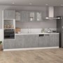 Betongraues Sperrholz-Geschirrspülerpaneel 59,5 x 3 x 67 cm von vidaXL, Küchenschränke - Ref: Foro24-802566, Preis: 32,49 €, ...
