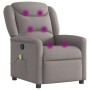 Sillón de masaje reclinable de tela gris taupé von , Sessel - Ref: Foro24-4015613, Preis: 210,81 €, Rabatt: %