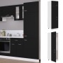 Kühlschrankschrank aus schwarzem Sperrholz, 60 x 57 x 207 cm von vidaXL, Küchenschränke - Ref: Foro24-802539, Preis: 148,32 €...