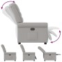 Sillón reclinable de tela gris nube by , Armchairs - Ref: Foro24-4015645, Price: 190,96 €, Discount: %