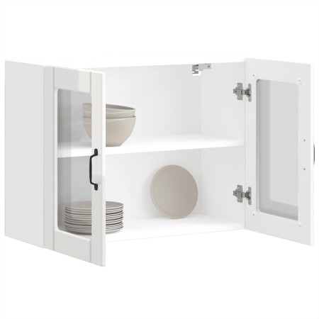 Armario pared cocina puerta cristal Lucca blanca alto brillo von , Küchenschränke - Ref: Foro24-853849, Preis: 97,93 €, Rabat...
