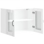 Armario pared cocina puerta cristal Lucca blanca alto brillo von , Küchenschränke - Ref: Foro24-853849, Preis: 97,93 €, Rabat...