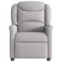 Sillón reclinable de tela gris nube by , Armchairs - Ref: Foro24-4015605, Price: 220,66 €, Discount: %