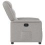 Sillón reclinable de tela gris nube by , Armchairs - Ref: Foro24-4015605, Price: 220,66 €, Discount: %