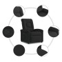 Sillón reclinable de tela negro by , Armchairs - Ref: Foro24-4015618, Price: 193,38 €, Discount: %