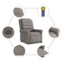 Sillón de masaje reclinable de tela gris taupé by , Armchairs - Ref: Foro24-4015653, Price: 216,28 €, Discount: %