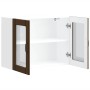 Armario pared cocina puerta de cristal Lucca roble marrón von , Küchenschränke - Ref: Foro24-853854, Preis: 84,43 €, Rabatt: %