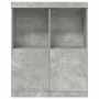Aparador de madera contrachapada gris hormigón 81x37x100 cm von , Schließfächer und Lagerschränke - Ref: Foro24-3318620, Prei...