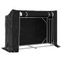 Leñero cubierta lluvia 151x60,5x110,5 cm acero galvanizado von , Brennholztaschen und -halter - Ref: Foro24-4104941, Preis: 7...