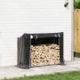 Leñero cubierta lluvia 151x60,5x110,5 cm acero galvanizado von , Brennholztaschen und -halter - Ref: Foro24-4104941, Preis: 7...