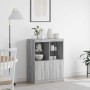 Aparador madera de ingeniería gris sonoma 81x37x100 cm von , Schließfächer und Lagerschränke - Ref: Foro24-3318622, Preis: 11...